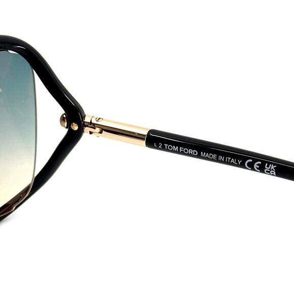 NEW!!! TOM FORD Solange-02 Sunglasses TF1089 01P Authentic main image 8